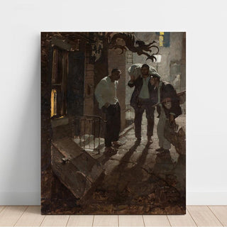 L'homme au carrefour - Dean Cornwell | Reproduction Tableau Décoration murale affiche copie