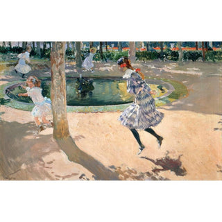La Corde à sauter - Joaquín Sorolla | Reproduction Tableau Décoration murale affiche copie