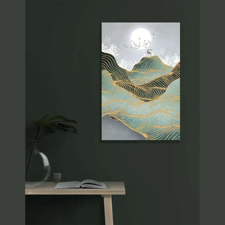 La Danse des Ondes | Collage | Reproduction Tableau Décoration murale affiche copie