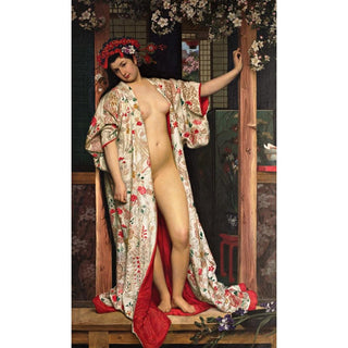 La Japonaise Au Bain - James Tissot | Reproduction Tableau Décoration murale affiche copie
