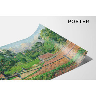 La Maison Delafolie à Éragny - Camille Pissarro | Reproduction Tableau Décoration murale affiche copie