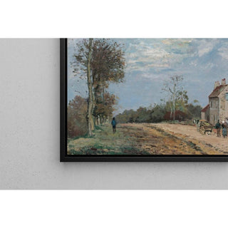 La Maison de Monsieur Musy, Route de Marly, Louveciennes - Camille Pissarro | Reproduction Tableau Décoration murale affiche copie