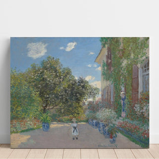 La Maison de l'artiste à Argenteuil - Claude Monet | Reproduction Tableau Décoration murale affiche copie