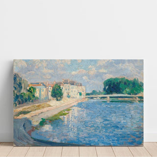 La Marne à Lagny - Henri Lebasque | Reproduction Tableau Décoration murale affiche copie