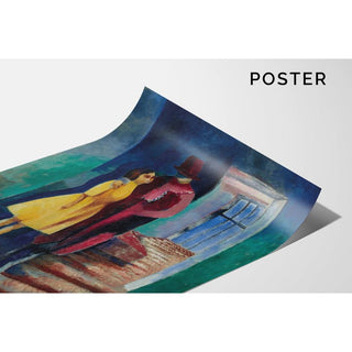 La Mère et la Fille - Moïse Kisling | Reproduction Tableau Décoration murale affiche copie