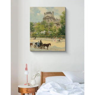 La Place du Louvre - Louis Béroud | Reproduction Tableau Décoration murale affiche copie