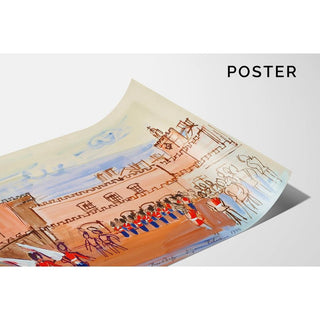 La Relève de la Garde 1933 - Raoul Dufy | Reproduction Tableau Décoration murale affiche copie