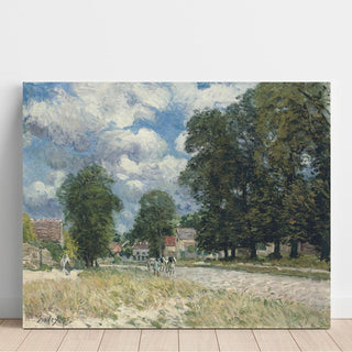 La Route de Marly-le-Roi - Alfred Sisley | Reproduction Tableau Décoration murale affiche copie