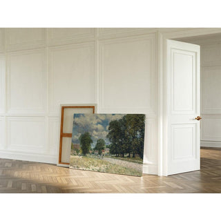 La Route de Marly-le-Roi - Alfred Sisley | Reproduction Tableau Décoration murale affiche copie