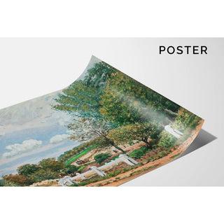 La Route de Verrières - Alfred Sisley | Reproduction Tableau Décoration murale affiche copie