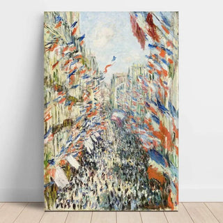 La Rue Montorgueil - Claude Monet | Reproduction Tableau Décoration murale affiche copie