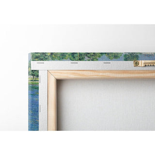 La Seine à Argenteuil, bateaux au mouillage - Gustave Caillebotte | Reproduction Tableau Décoration murale affiche copie