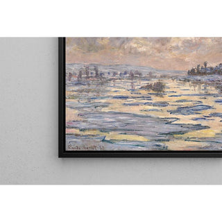 La Seine à Lavacourt, Débâcle - Claude Monet | Reproduction Tableau Décoration murale affiche copie