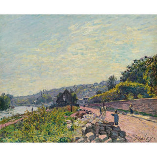 La Seine au Bas-Meudon - Alfred Sisley | Reproduction Tableau Décoration murale affiche copie