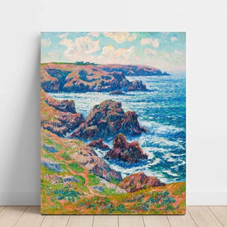 La Terre De Cléden, Point De Raz, Finistère - Henry Moret | Reproduction Tableau Décoration murale affiche copie