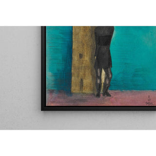 La Veuve - Karl Wiener | Reproduction Tableau Décoration murale affiche copie