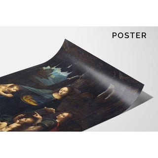 La Vierge aux rochers - Léonard de Vinci | Reproduction Tableau Décoration murale affiche copie