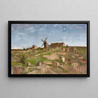 La butte Montmartre - Vincent Van Gogh | Reproduction Tableau Décoration murale affiche copie