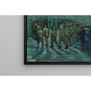 La cour de la prison - Vincent van Gogh | Reproduction Tableau Décoration murale affiche copie