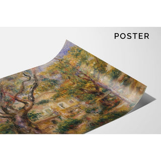 La ferme des Collettes, Cagnes - Pierre-Auguste Renoir | Reproduction Tableau Décoration murale affiche copie