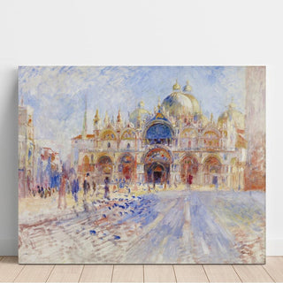 La place Saint Marc, Venise - Pierre-Auguste Renoir | Reproduction Tableau Décoration murale affiche copie