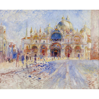 La place Saint Marc, Venise - Pierre-Auguste Renoir | Reproduction Tableau Décoration murale affiche copie