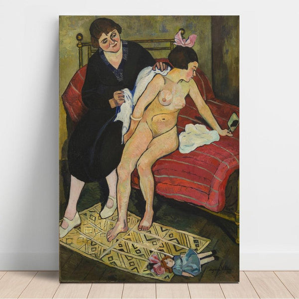Maalauksen jäljennös La poupée abandonnée - Suzanne Valadon