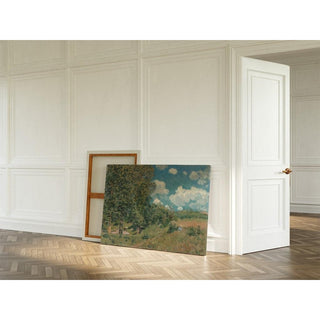 La route de Versailles à Saint-Germain - Alfred Sisley | Reproduction Tableau Décoration murale affiche copie