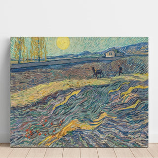 Laboureur dans un champ - Vincent van Gogh | Reproduction Tableau Décoration murale affiche copie