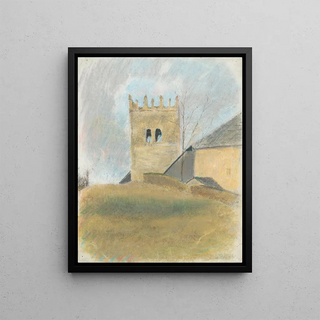 Ladislav Mednynszky - Belfry in Strky.webp