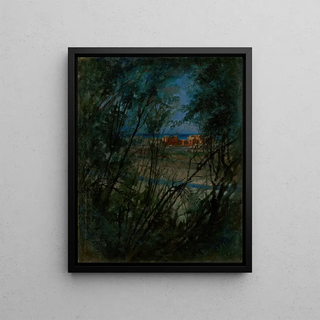 Ladislav Mednynszky - Blue Landscape.webp