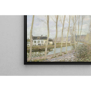 Le Canal du Loing - Alfred Sisley | Reproduction Tableau Décoration murale affiche copie