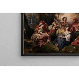 Le Décaméron - Franz Xaver Winterhalter | Reproduction Tableau Décoration murale affiche copie