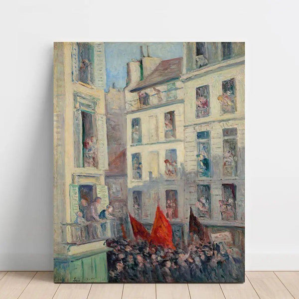 Le Front Populaire - Maximilien Luce — teoksen seinäesittely