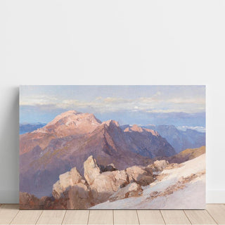 Le Hoher Göll depuis le Watzmann-Hocheck - Edward Theodore Compton | Reproduction Tableau Décoration murale affiche copie