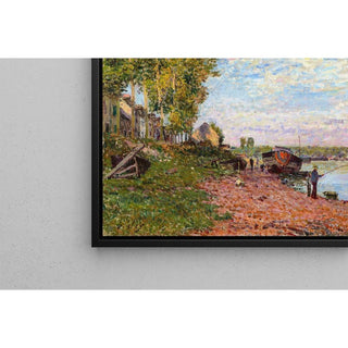 Le Loing à Saint-Mammès 1883 - Alfred Sisley | Reproduction Tableau Décoration murale affiche copie