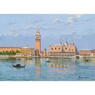 Le Molo, Venise - Antonietta Brandeis | Reproduction Tableau Décoration murale affiche copie
