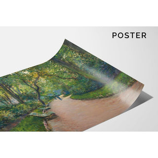 Le Parc Monceau - Gustave Caillebotte | Reproduction Tableau Décoration murale affiche copie