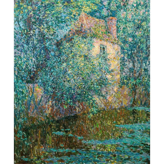 Le Pavillon dans les Feuilles, Composition - Henri Le Sidaner | Reproduction Tableau Décoration murale affiche copie