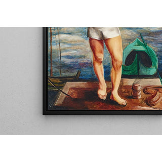 Le Pêcheur - Moïse Kisling | Reproduction Tableau Décoration murale affiche copie