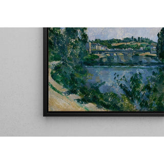 Le Pont et le Barrage à Pontoise de Paul Cézanne | Reproduction Tableau Décoration murale affiche copie