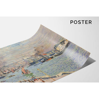 Le Port du Havre de Claude Monet | Reproduction Tableau Décoration murale affiche copie