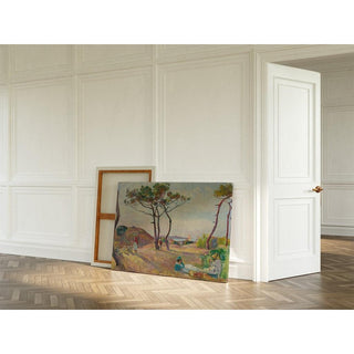 Le Pradet, les Pins sur la Plage - Henri Lebasque | Reproduction Tableau Décoration murale affiche copie