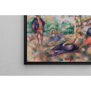 Le Repos sur l'herbe - Pierre-Auguste Renoir | Reproduction Tableau Décoration murale affiche copie