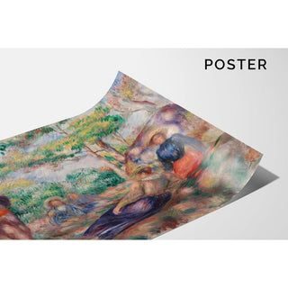 Le Repos sur l'herbe - Pierre-Auguste Renoir | Reproduction Tableau Décoration murale affiche copie