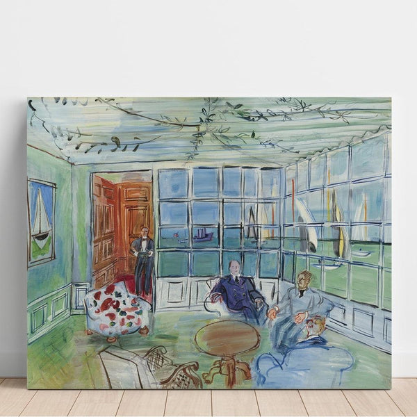 Maalauksen jäljennös Le Royal Yacht Squadron, Cowes, Île de Wight - Raoul Dufy