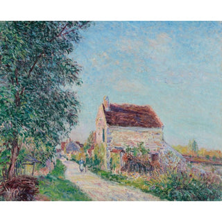 Le Village des Sablons, près de Veneux-Nadon - Alfred Sisley | Reproduction Tableau Décoration murale affiche copie