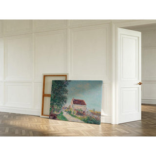 Le Village des Sablons, près de Veneux-Nadon - Alfred Sisley | Reproduction Tableau Décoration murale affiche copie