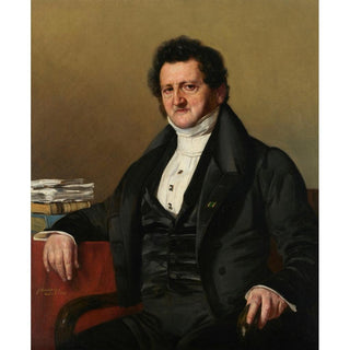 Le banquier David Seligmann, baron von Eichthal - Franz Xaver Winterhalter | Reproduction Tableau Décoration murale affiche copie