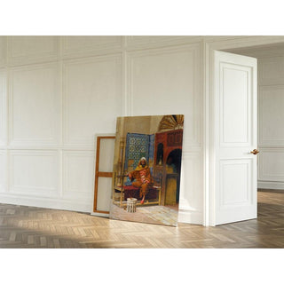 Le fumeur - Ludwig Deutsch | Reproduction Tableau Décoration murale affiche copie